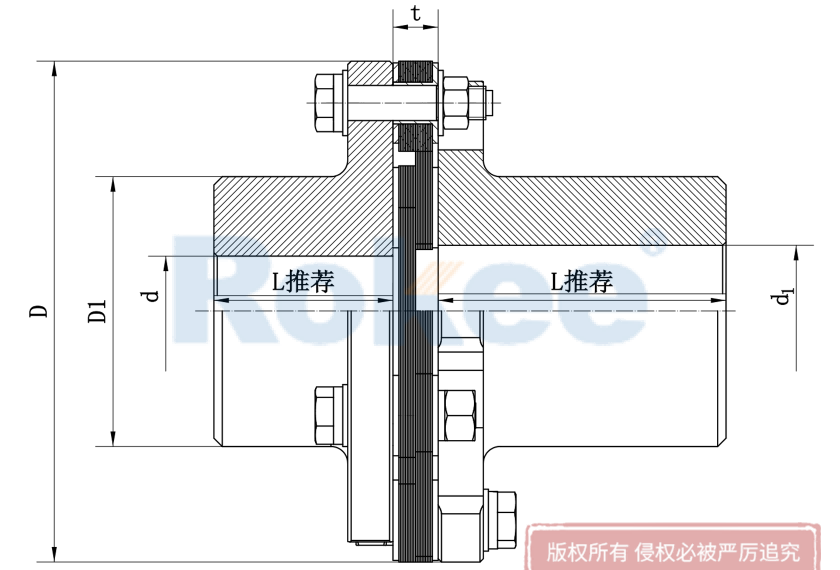 JMII Diaphragm Coupling