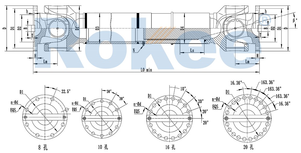 ROWH-BH Cardan Shaft